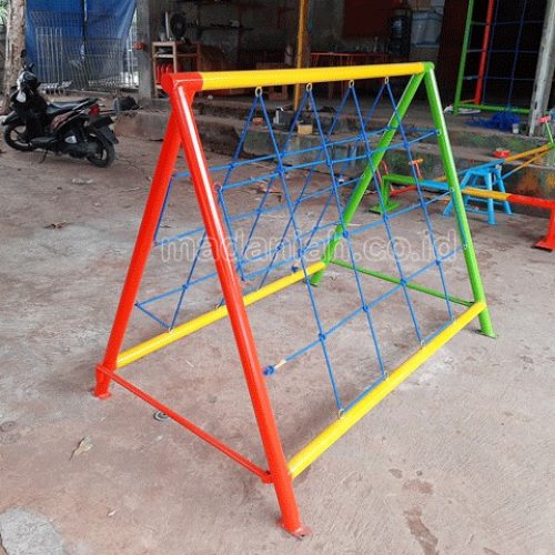 Jual Murah Mainan Panjat Tambang Segitiga Anak TK PAUD Bondowoso