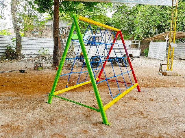 Jual Murah Mainan Panjat Tambang Segitiga Anak TK PAUD Kudus