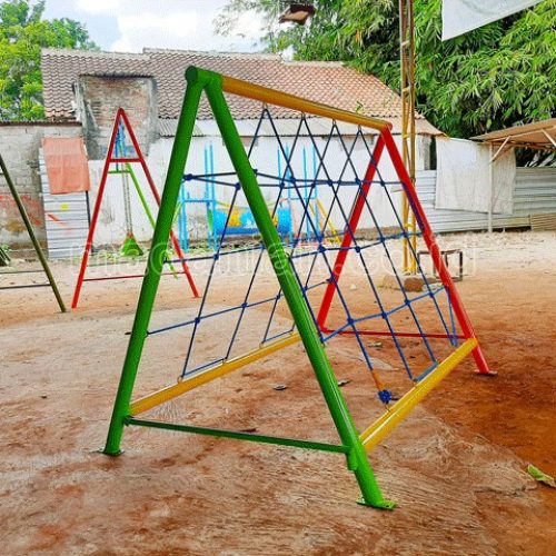 Jual Murah Mainan Panjat Tambang Segitiga Anak TK PAUD Temanggung