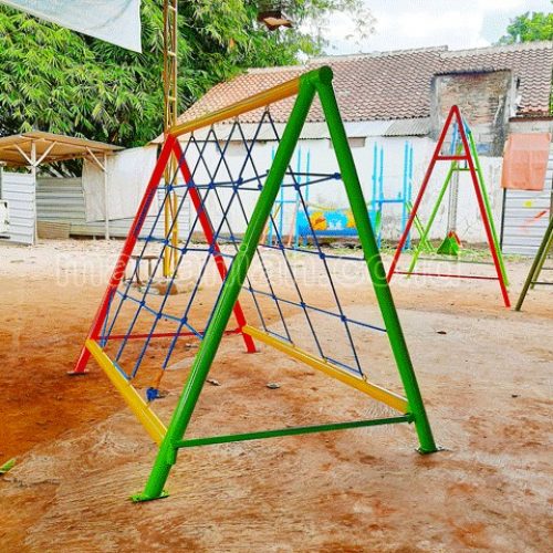 Jual Mainan Panjat Tambang Segitiga Anak TK PAUD Empat Lawang