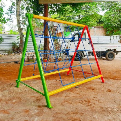 Jual Mainan Panjat Tambang Segitiga Anak TK PAUD Musi Rawas Utara