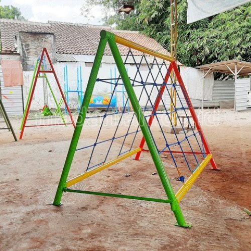 Jual Mainan Panjat Tambang Segitiga Anak TK PAUD Pegunungan Arfak