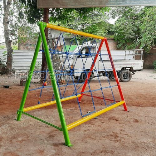 Jual Mainan Panjat Tambang Segitiga Anak TK PAUD Teluk Wondama