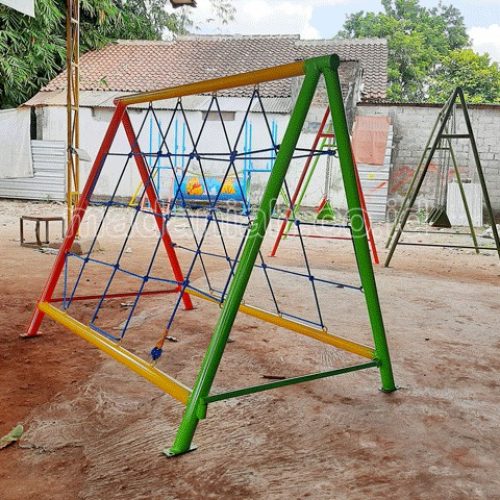 Jual Mainan Panjat Tambang Segitiga Anak TK PAUD Tulang Bawang