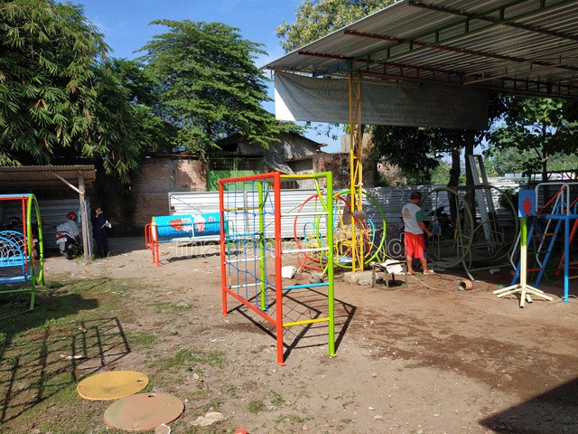 Jual Murah Mainan Monkey Bar Anak TK PAUD Gunung Mas
