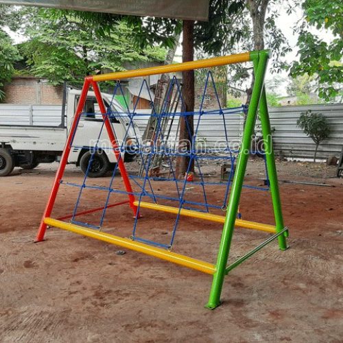Jual Murah Mainan Panjat Tambang Segitiga Anak TK PAUD Batu Bara