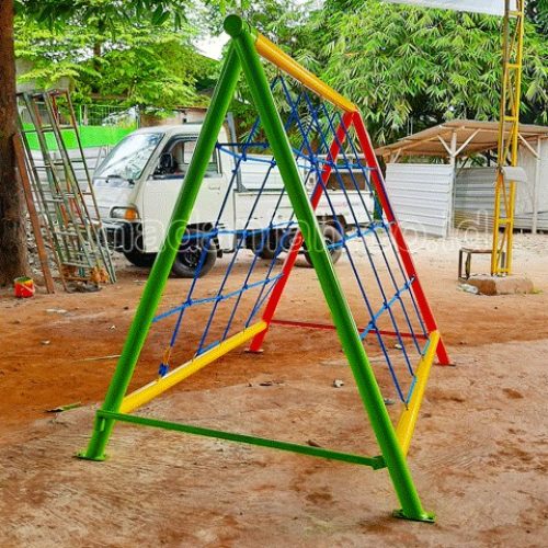Jual Murah Mainan Panjat Tambang Segitiga Anak TK PAUD Gunung Mas