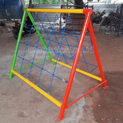 Jual Murah Mainan Panjat Tambang Segitiga Anak TK PAUD Trenggalek