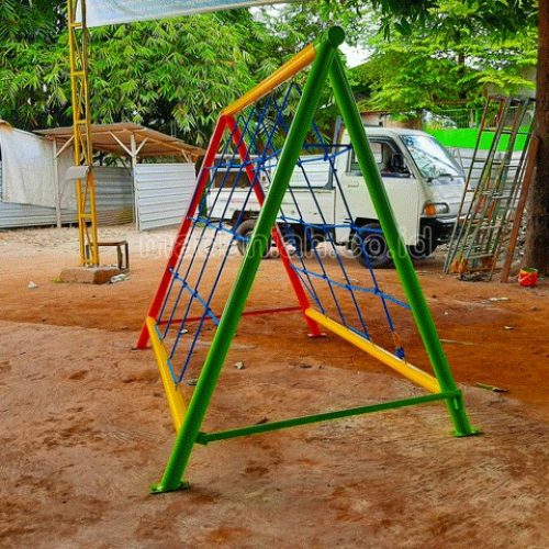 Jual Mainan Panjat Tambang Segitiga Anak TK PAUD Labuhanbatu Utara