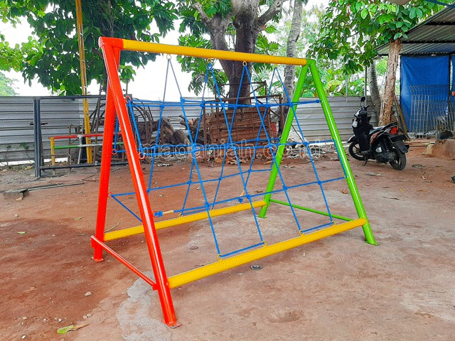 Jual Mainan Panjat Tambang Segitiga Anak TK PAUD Polewali Mandar