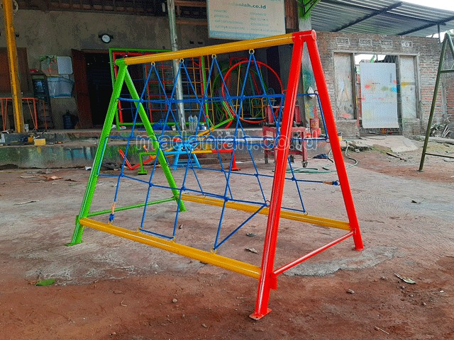 Jual Murah Mainan Panjat Tambang Segitiga Anak TK PAUD Balangan