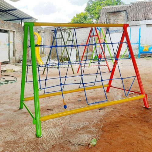 Jual Murah Mainan Panjat Tambang Segitiga Anak TK PAUD Kota Tomohon
