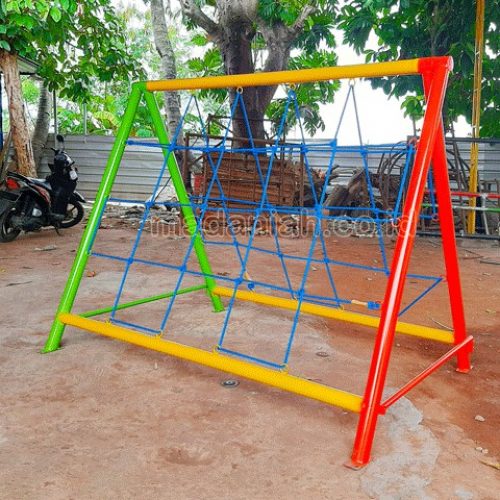 Jual Murah Mainan Panjat Tambang Segitiga Anak TK PAUD Langkat