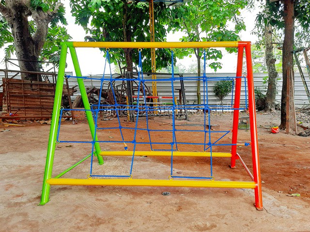 Jual Murah Mainan Panjat Tambang Segitiga Anak TK PAUD Lebong