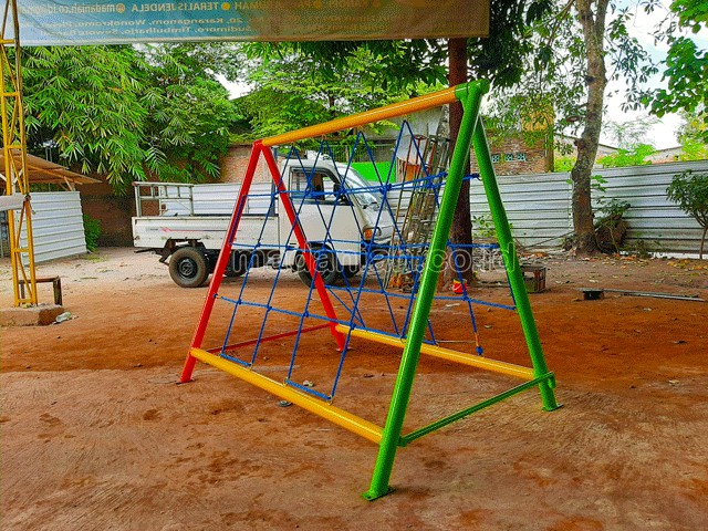 Jual Murah Mainan Panjat Tambang Segitiga Anak TK PAUD Lubuklinggau