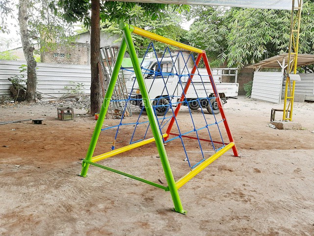 Jual Murah Mainan Panjat Tambang Segitiga Anak TK PAUD Muna