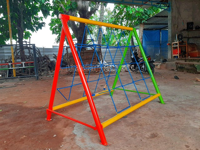 Jual Murah Mainan Panjat Tambang Segitiga Anak TK PAUD Pagar Alam