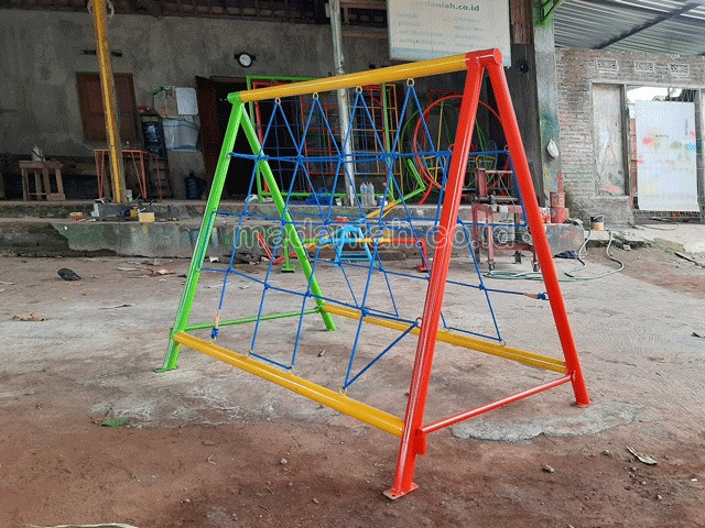 Jual Murah Mainan Panjat Tambang Segitiga Anak TK PAUD Wajo
