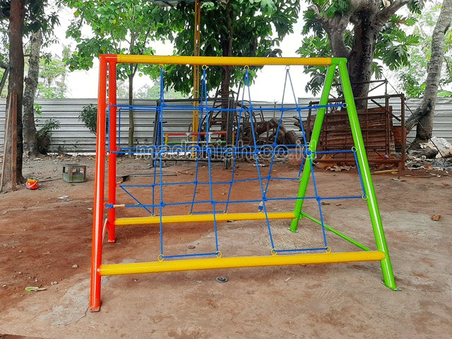 Jual Mainan Panjat Tambang Segitiga Anak TK Humbang Hasundutan