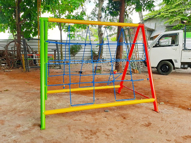 Jual Mainan Panjat Tambang Segitiga Anak TK PAUD Kepulauan Sangihe