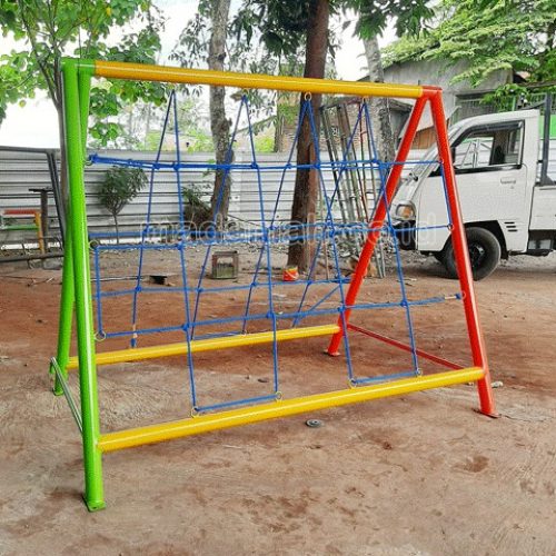 Jual Mainan Panjat Tambang Segitiga Anak TK PAUD Parigi Moutong