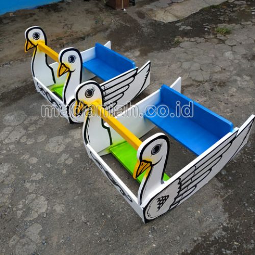 Jual Murah Mainan Angsa Goyang Anak TK PAUD Way Kanan