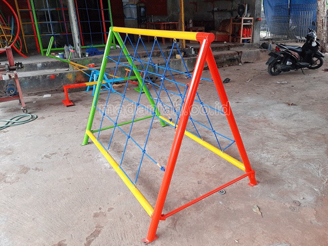 Jual Murah Mainan Panjat Tambang Segitiga Anak TK PAUD Pesisir Barat