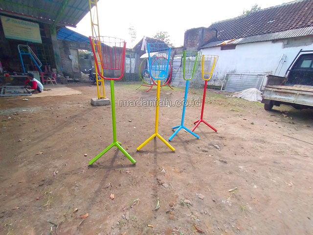 Jual Harga Murah Mainan Keranjang Bola Anak TK PAUD Wajo