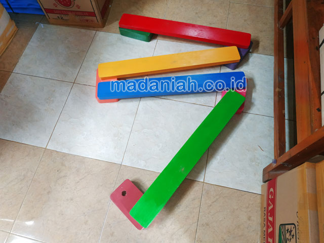 Jual Mainan Papan Titian Kayu Anak TK PAUD Aceh Selatan