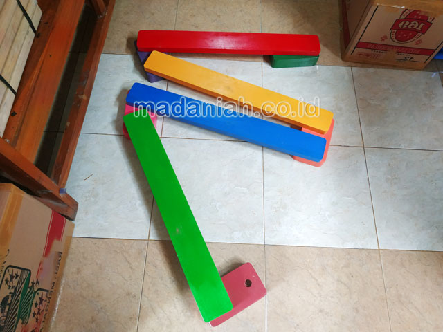 Jual Mainan Papan Titian Kayu Anak TK PAUD Aceh Tamiang