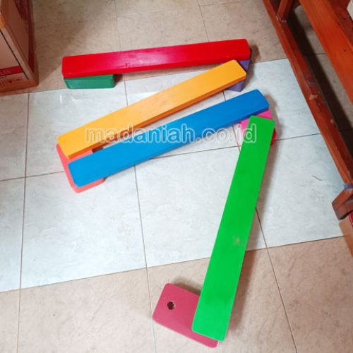 Jual Mainan Papan Titian Kayu Anak TK PAUD Jakarta Barat