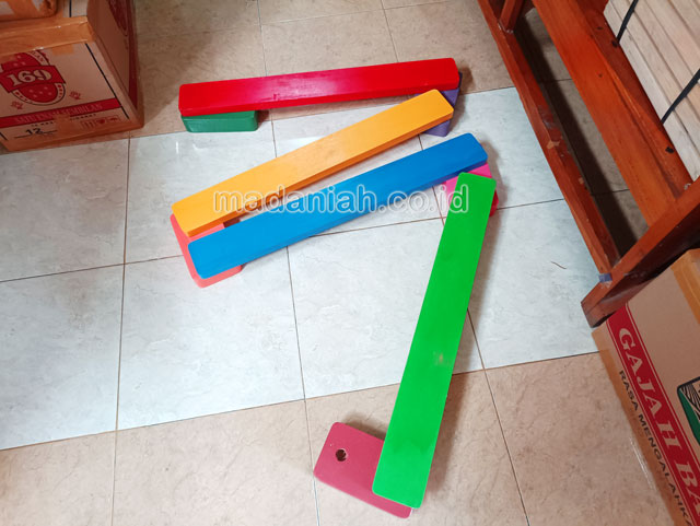 Jual Mainan Papan Titian Kayu Anak TK PAUD Jakarta Barat