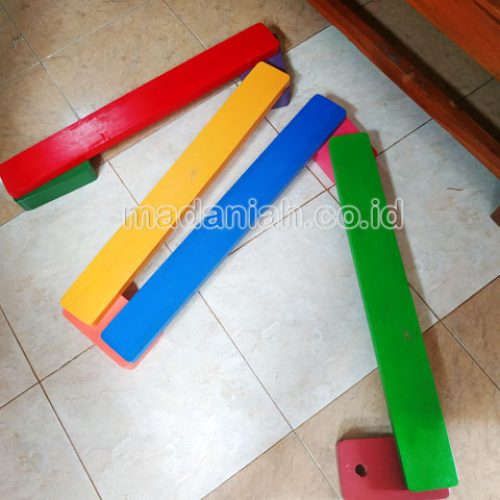 Jual Mainan Papan Titian Kayu Anak TK PAUD Jakarta Pusat