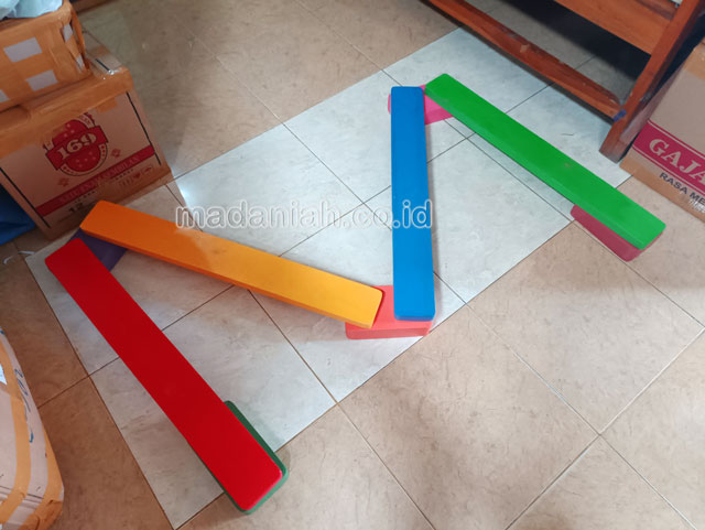Jual Murah Mainan Papan Titian Kayu Anak TK PAUD Aceh Singkil