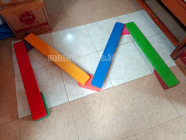 Jual Murah Mainan Papan Titian Kayu Anak TK PAUD Aceh Utara