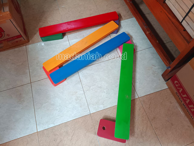 Jual Murah Mainan Papan Titian Kayu Anak TK PAUD Badung