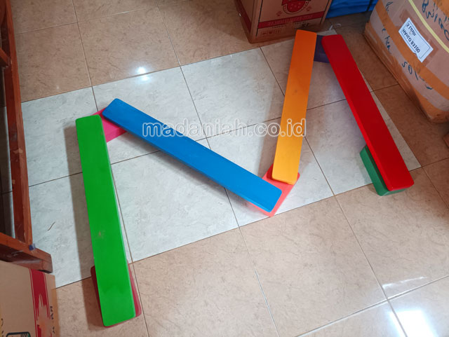 Jual Murah Mainan Papan Titian Kayu Anak TK PAUD Banda Aceh