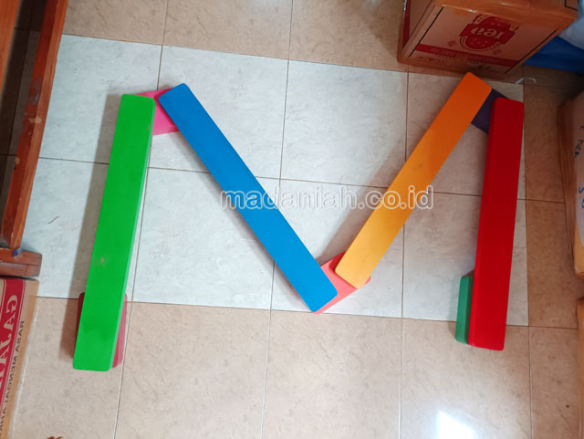 Jual Murah Mainan Papan Titian Kayu Anak TK PAUD Garut