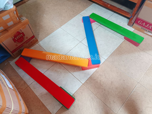 Jual Murah Mainan Papan Titian Kayu Anak TK PAUD Kediri
