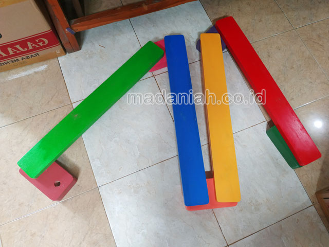 Jual Murah Mainan Papan Titian Kayu Anak TK PAUD Kulon Progo