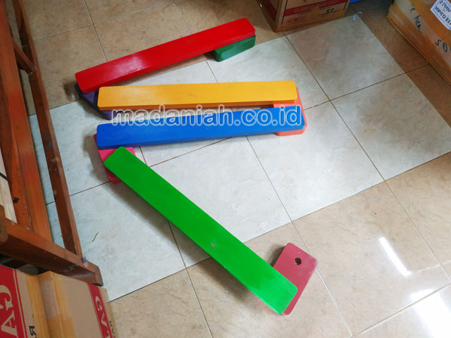 Jual Murah Mainan Papan Titian Kayu Anak TK PAUD Lamongan