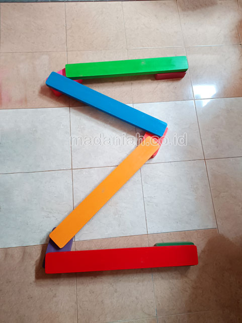 Jual Murah Mainan Papan Titian Kayu Anak TK PAUD Magetan