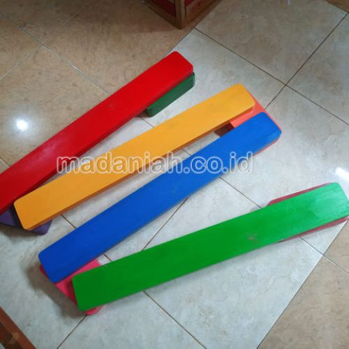 Jual Murah Mainan Papan Titian Kayu Anak TK PAUD Subang