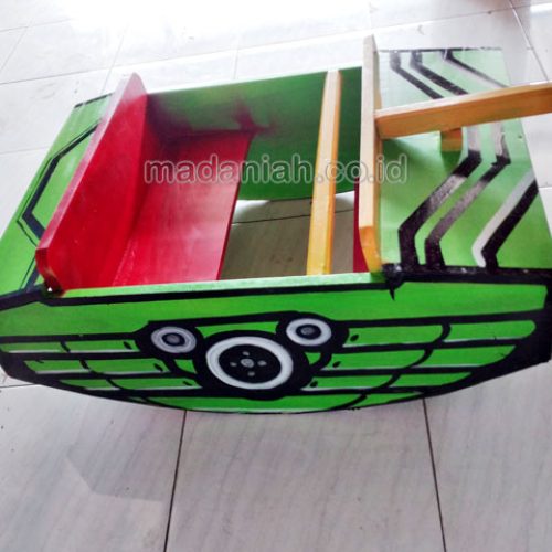 Jual Murah Mainan Tank Goyang Anak TK PAUD Tebing Tinggi