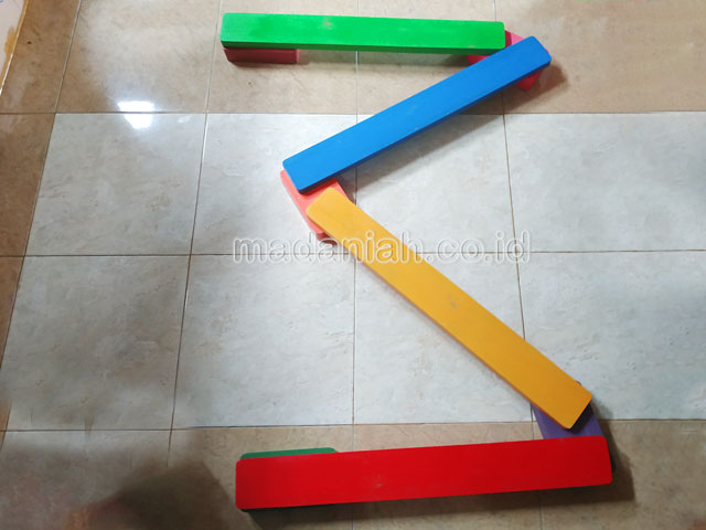 Jual Mainan Papan Titian Kayu Anak TK Klaten Jawa Tengah