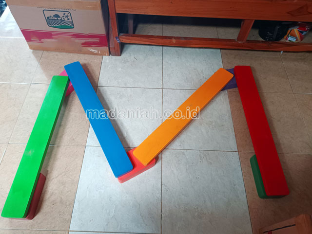 Jual Mainan Papan Titian Kayu Anak TK Temanggung Jawa Tengah