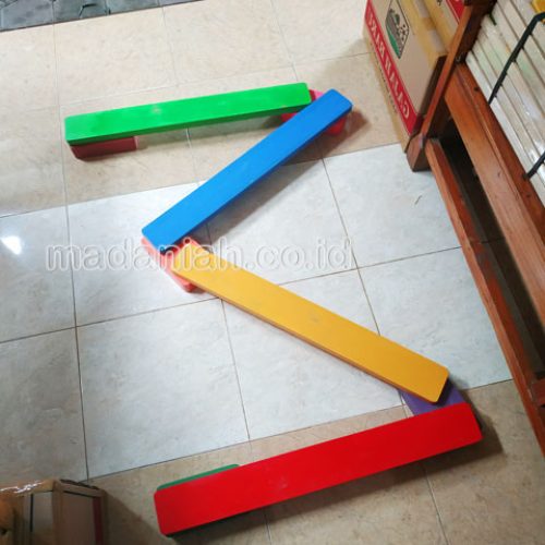 Jual Murah Mainan Papan Titian Kayu Anak TK PAUD Kebumen