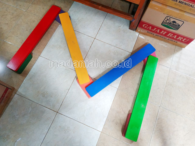 Jual Mainan Papan Titian Kayu Anak TK Kutai Timur Kalimantan Timur
