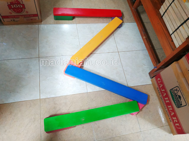 Jual Mainan Papan Titian Kayu Anak TK Gorontalo