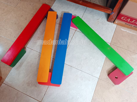 Jual Mainan Papan Titian Kayu Anak TK Luwu Timur Sulawesi Selatan